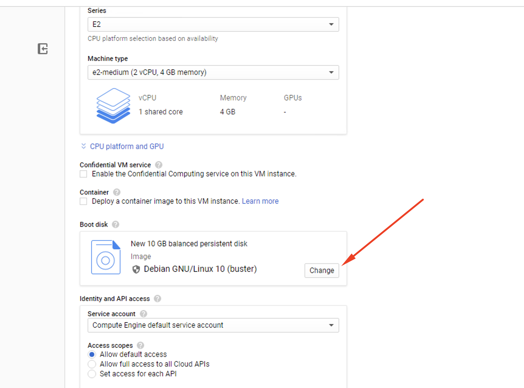 google cpmpute engine windows server setup ftp