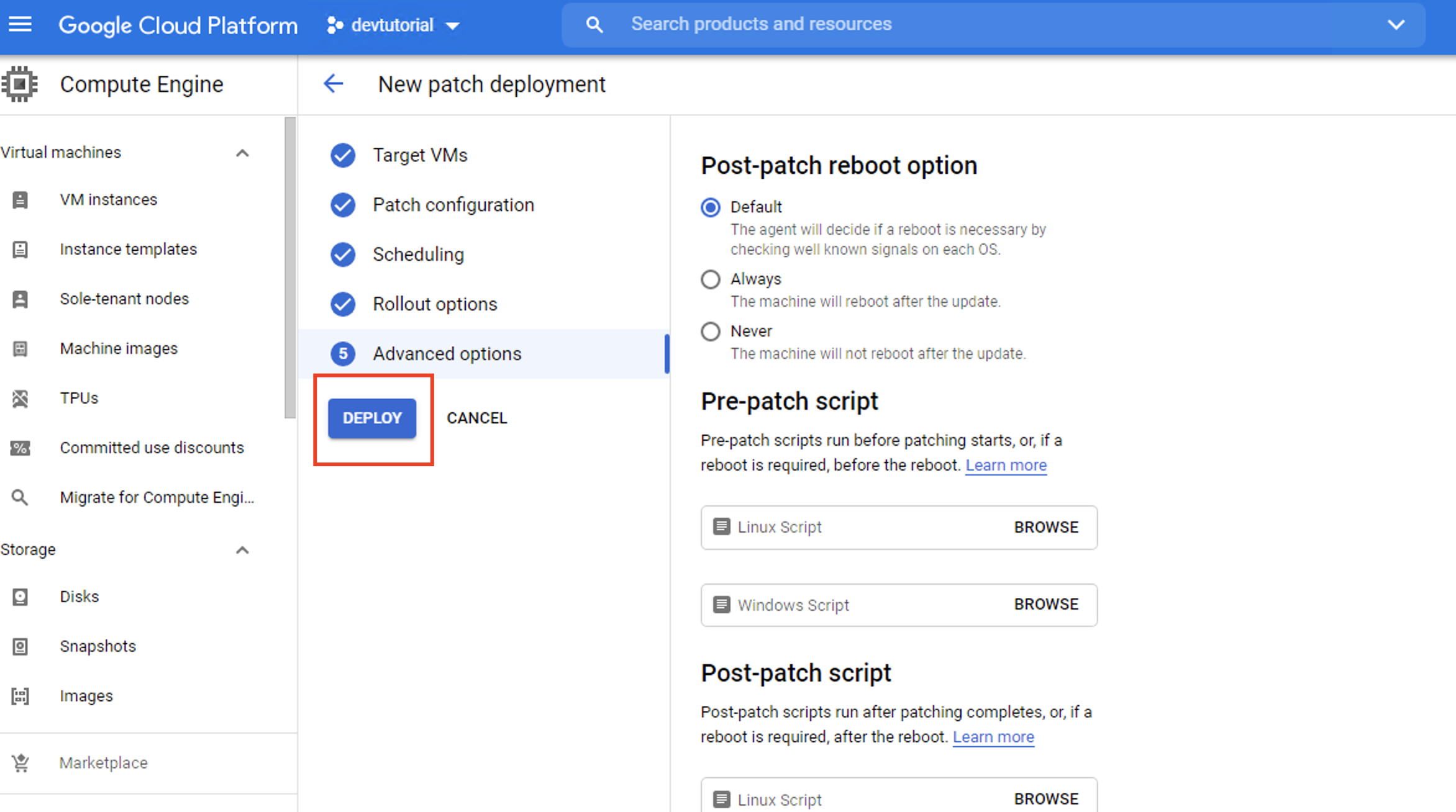 How to Use the GCP's VM manager to manage patch - Devtutorial