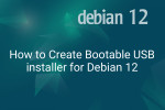 set ip debian How to Create Bootable USB installer for Debian 12