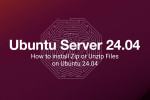 How to install Zip or Unzip Files on Ubuntu 24.04